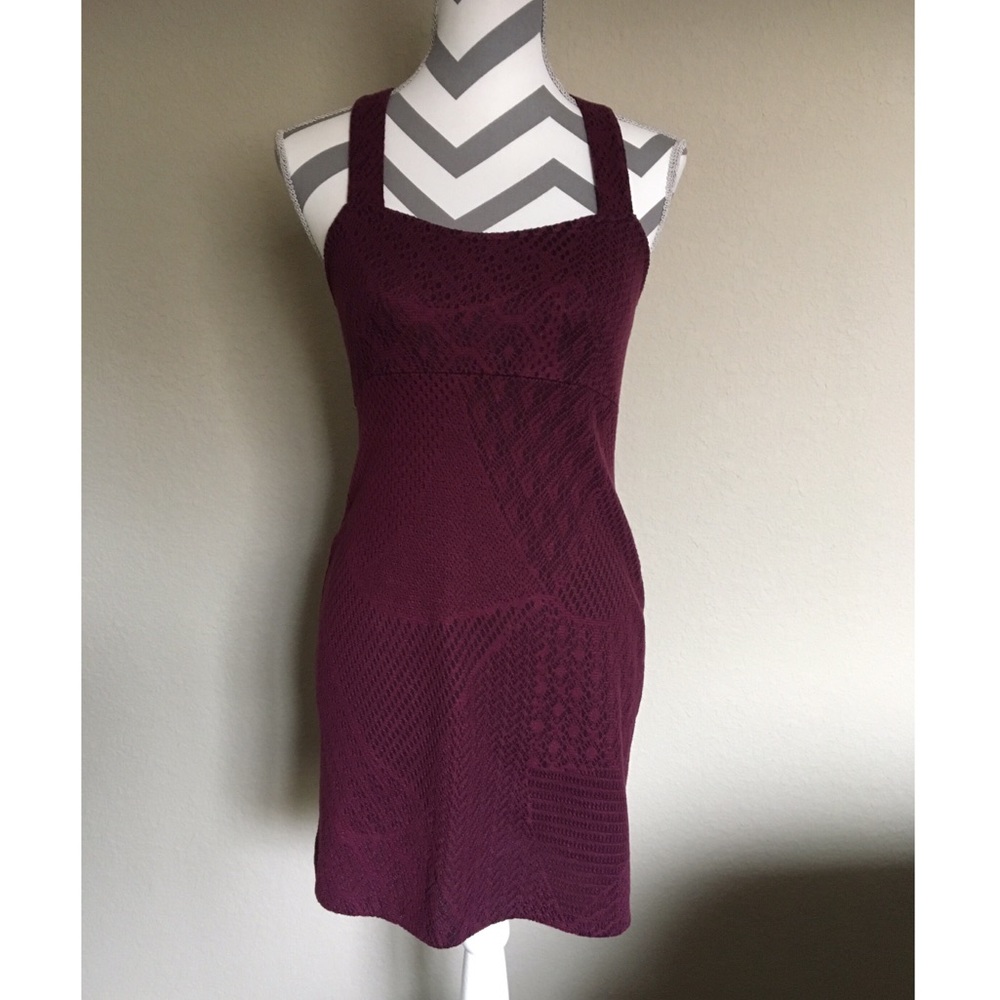 Free People Burgundy BodyCon